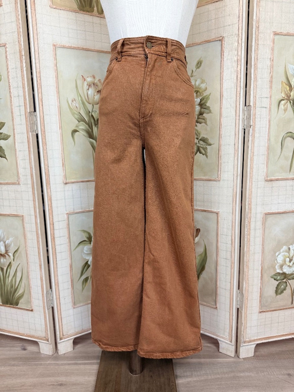 Sezane Le Crop Brown Jeans